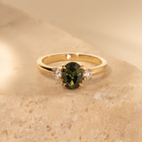 Orbit 1.58ct Oval Green Sapphire