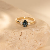 Orbit 0.9ct Oval Blue Sapphire