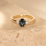 Orbit 0.9ct Oval Blue Sapphire