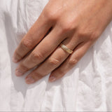 Floral Engraved Band