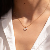 Yellow Gold Letter Necklace