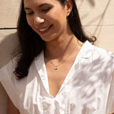 Yellow Gold Letter Necklace