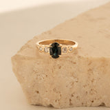 Posy 1.32ct Oval Green Sapphire