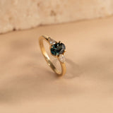 Dahlia 0.985ct Oval Parti Sapphire