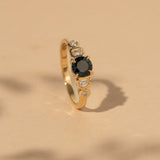 Posy 0.89ct Round Teal Sapphire