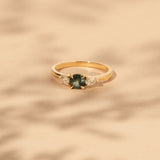 Dahlia 0.62ct Round Green Sapphire