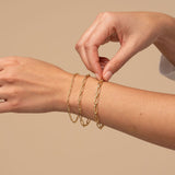 Figaro Paperclip Chain Bracelet