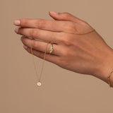 Yellow Gold Letter Necklace