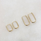 Gold Paperclip Huggies