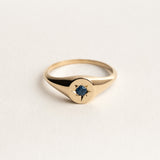 Sapphire Signet Ring