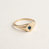 Sapphire Signet Ring