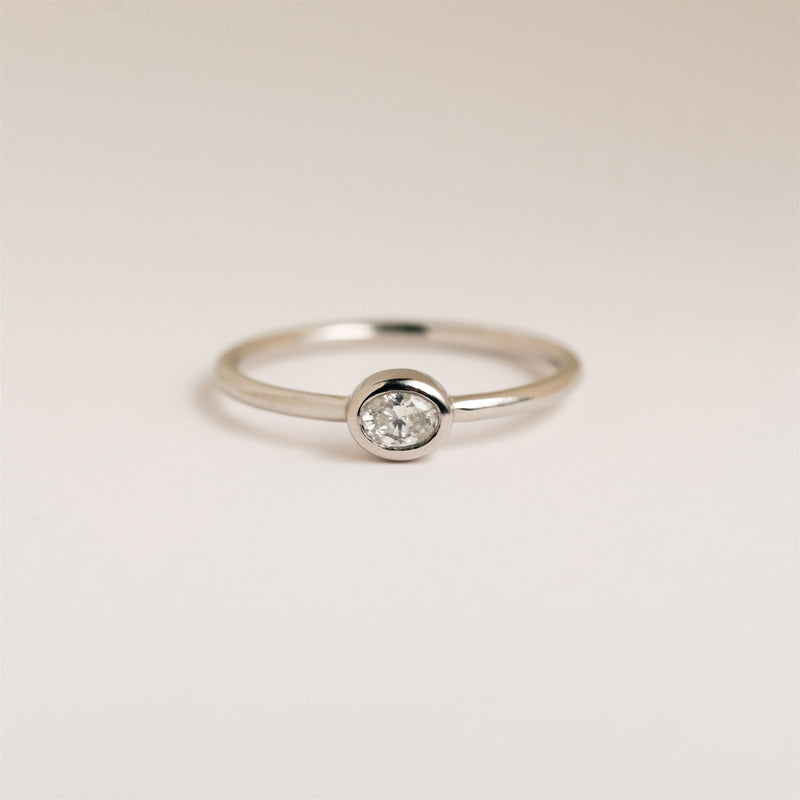 Oval Diamond Ring