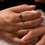 Octagon Sapphire Ring